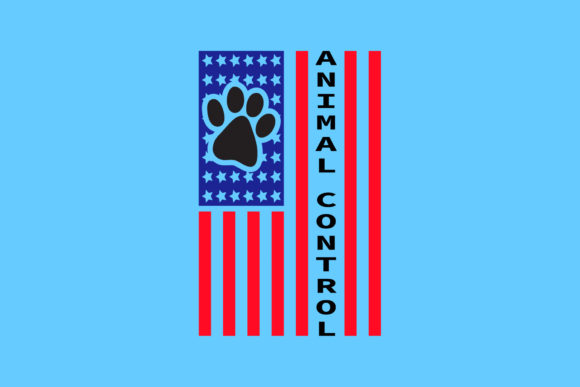 Animal Control Flag SVG: Graphics for Crafts & Local Business