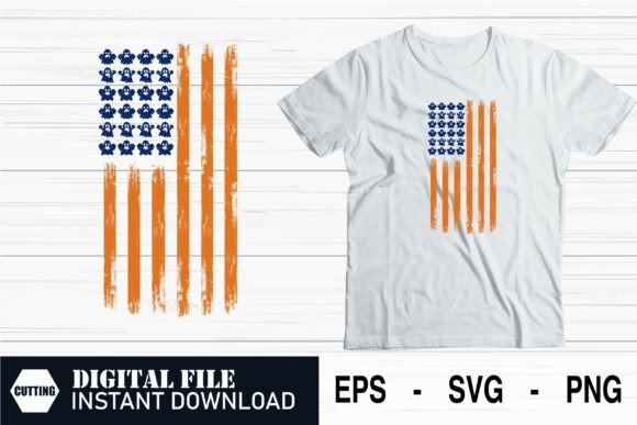 Gory American Flag Design