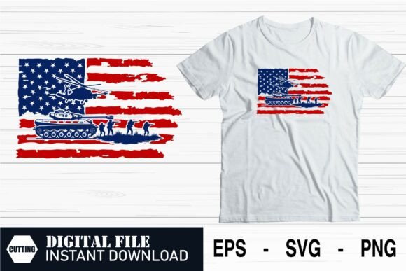 Patriotic Soldier Flag - Memorial Day Graphics & Crafts