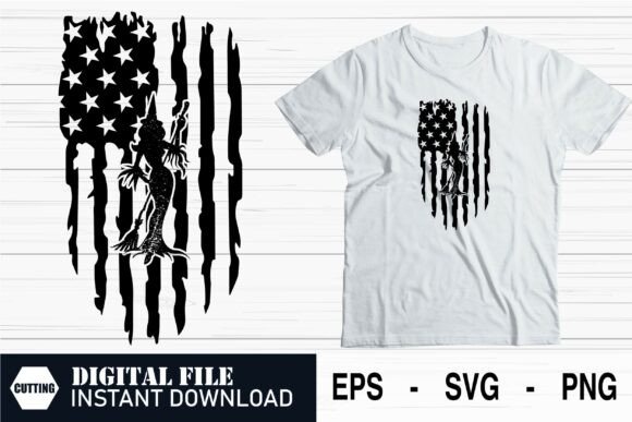 Patriotic Witch Flag - Halloween USA
