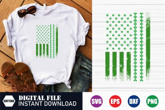 St Patrick Flag Vector Design: Graphics and Crafts